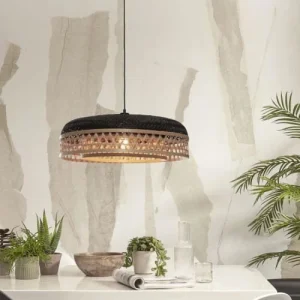 Good & Mojo Suspension En Bambou Naturel/noir, H. 18cm 10