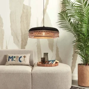 Good & Mojo Suspension En Bambou Naturel/noir, H. 18cm 16