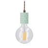 FORLIGHT Suspension En Ciment Bleu Turquoise 10