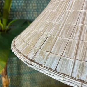 Now’s Home Suspension En Feuilles De Palmier Blanche 55x28cm 16