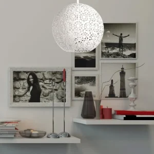 Lussiol Lighting Suspension En Métal Blanc D. 30 Cm 13