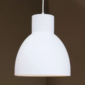 Dyberg Larsen Suspension En Métal Blanc Mat, H 38 Cm D 30 Cm 11