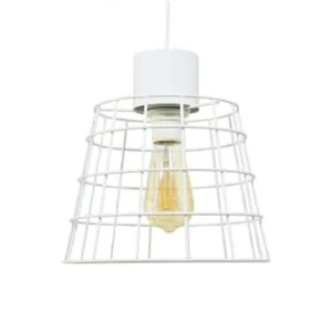 C-Création Suspension En Métal Blanc 18