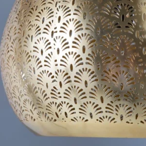 Maisons Du Monde Suspension En Métal Ciselé Doré 10