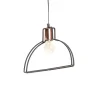 Lussiol Lighting Suspension En Métal Cuivre D. 0 Cm 19