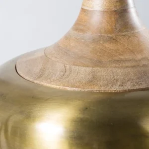 Maisons Du Monde Suspension En Métal Doré Et Manguier 10