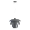 Altobuy Suspension En Métal Gris Forme Fleur Géométrique 20