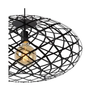 Lampea Suspension En Métal Noir 162 Cm 18