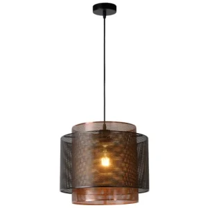 Lucide Suspension En Métal Noir 15