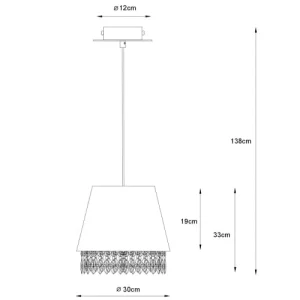 Lucide Suspension En Plastique_synthetic Noir 14