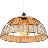 Globo Suspension En Rattan Noir 22