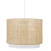 Maisons Du Monde Suspension En Rotin Et Coton Blanc 11