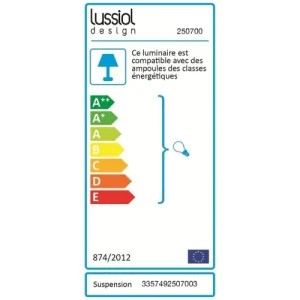 Lussiol Lighting Suspension En Rotin Naturel D. 30 Cm 15