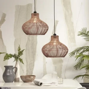 Good & Mojo Suspension En Rotin Naturel, H. 35cm 12