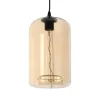 Lussiol Lighting Suspension En Verre Ambré D. 18 Cm 8