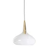 Maisons Du Monde Suspension En Verre Et Métal Doré 16