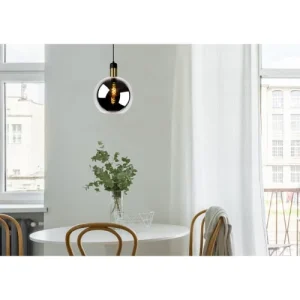Lampea Suspension En Verre Fumé 158 Cm 16