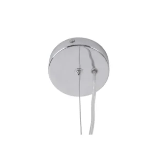 Leitmotiv Suspension En Verre H44cm Blanc 12