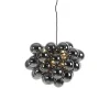 QAZQA Suspension En Verre Noir 14