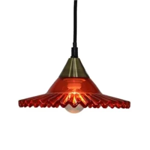 C-Création Suspension En Verre Jaune 18