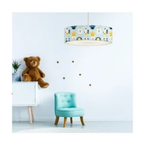Abat-jours Suspension Enfant Savane Petit Bleu Ø 50 X H 25 8