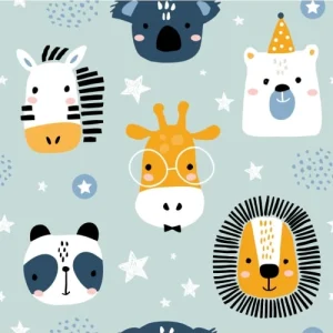 Abat-jours Suspension Enfant Savane Petit Bleu Ø 50 X H 25 10