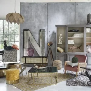 Maisons Du Monde Suspension Fleur En Fibre Végétale Tressée 10