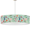 Abat-jours Suspension Fleur Vert Acidulé Ø 60 X H 25 11