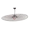 Chehoma Suspension Grillagé XXL En Métal Argenté 11