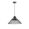 FORLIGHT Suspension Industrielle En Métal Noir 8