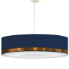 Abat-jours Suspension Jonc Bleu Et Cuivre Ø 65 X H 25 16