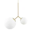 House Doctor Suspension Laiton En Verre Blanc 20