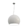 Lumicom Suspension Métal Blanc Brillant 50cm 10