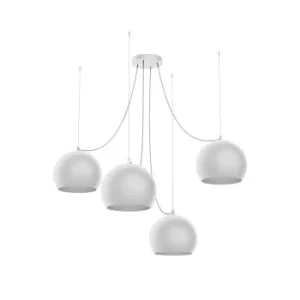 Lumicom Suspension Métal Blanc Brillant 11