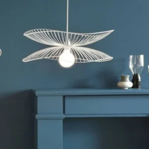 Forestier Suspension Métal Filaire Blanc D56cm 7