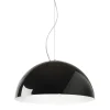 Lumicom Suspension Métal Noir Brillant Et Blanc 60cm 19