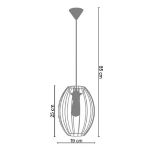 TOSEL Suspension Métal Or 11