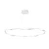 Cristalrecord Suspension Minimaliste Et élégant En Forme D’anneau Blanc ø108 Cm 16