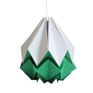 Tedzukuri Atelier Suspension Origami Bicolore En Papier Taille L 18