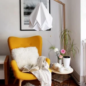 Tedzukuri Atelier Suspension Origami Couleur Unie En Papier Taille XL 15