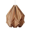 Tedzukuri Atelier Suspension Origami En Ecowood Et Papier Taille M 20