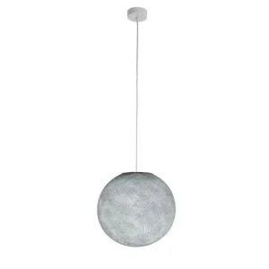 La Case De Cousin Paul Suspension Simple Globe M Gris Perle 10