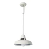 LEDS C4 Suspension Vintage En Métal Blanc Et Argenté 22